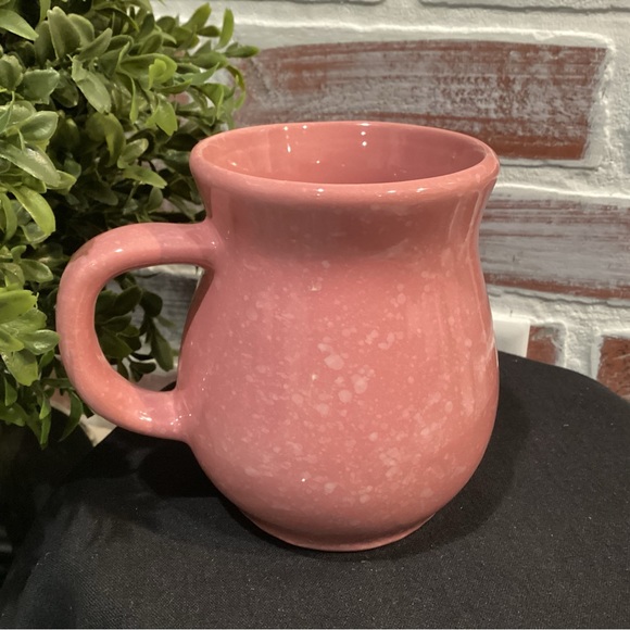 Ceramic crafted coffee tea beverages mug cup - beautiful pinkish whiteish color - Picture 3 of 8